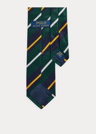 Men's Polo Ralph Lauren Striped Silk Narrow Ties | 184203WGL